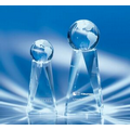 Exposure Crystal Globe Prism Award (2 3/8"x7 1/4"x1 3/4" )